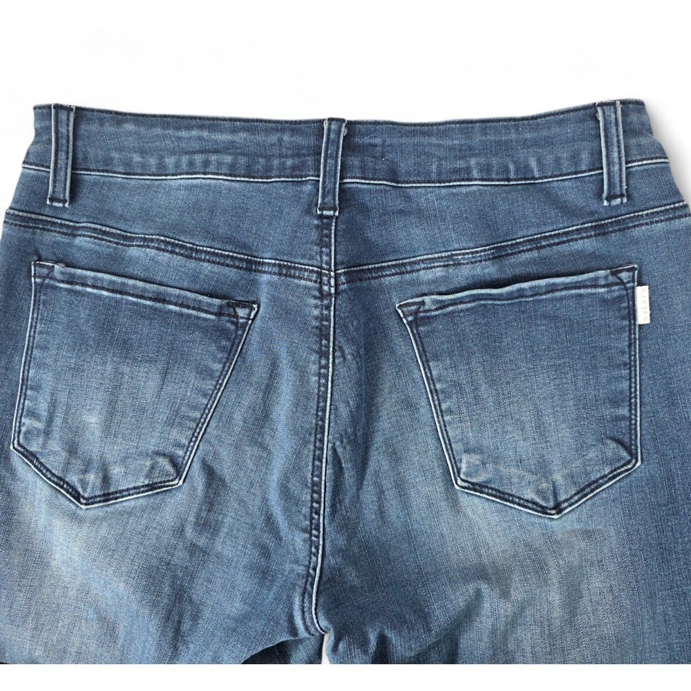 Nature Womens Skinny Jeans Dark Wash Stretch Denim Blue Size 11/29 - Picture 3 of 11